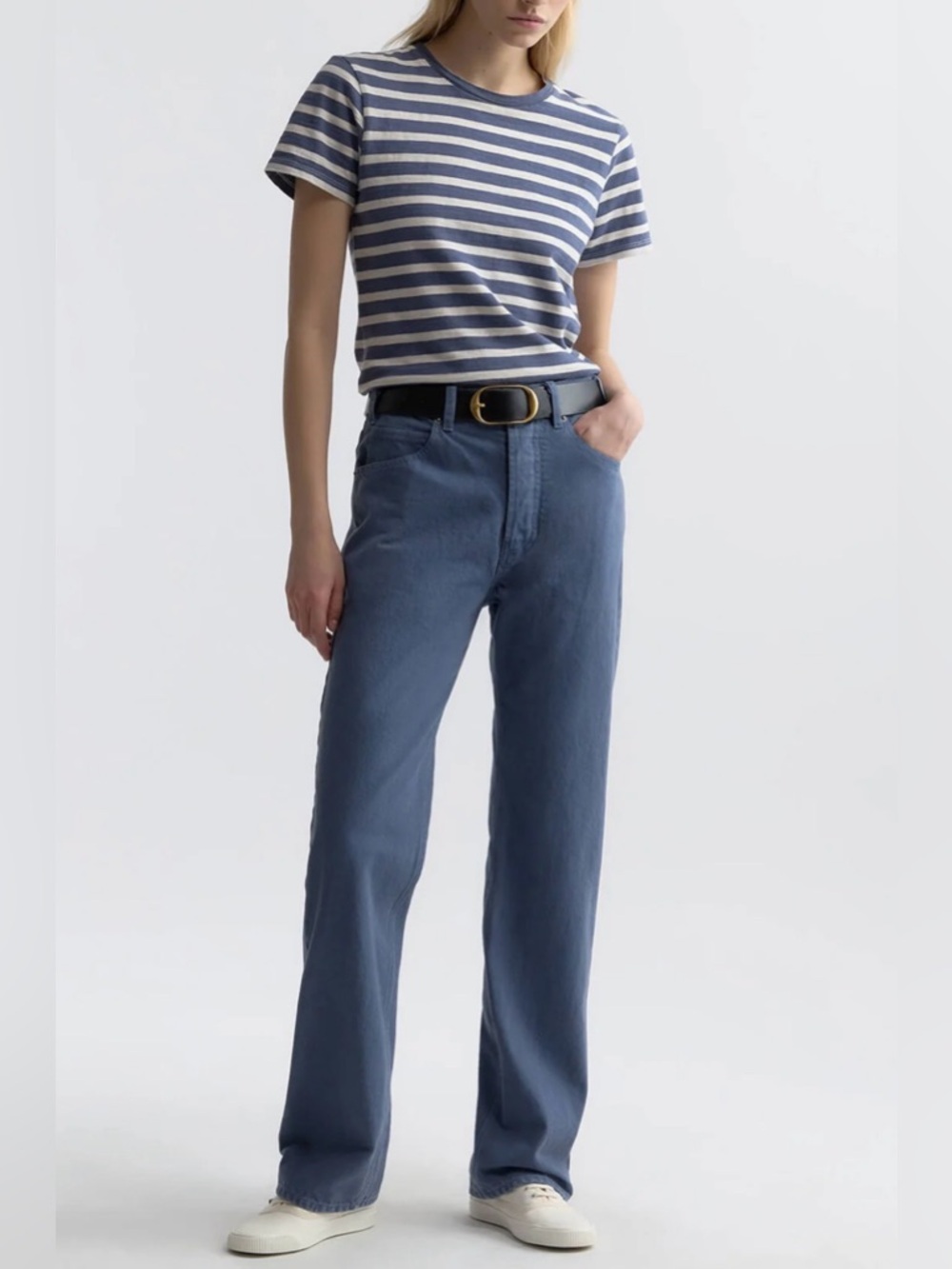 Nili Lotan - BRIANA COTTON PANT / size 8 / French Navy / NWT